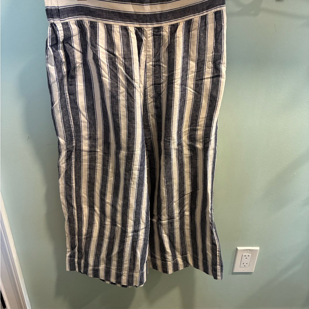 Madewell Blue and White Striped Pants